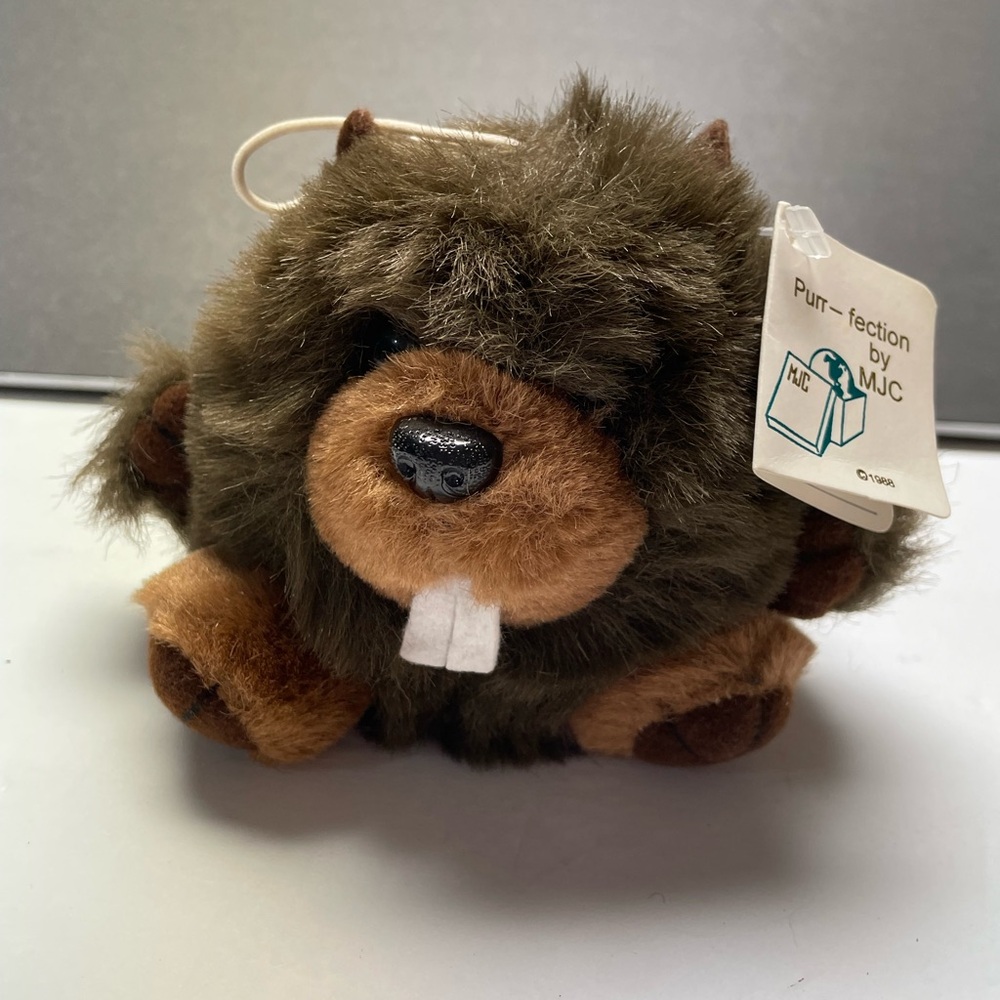 Purr-fection by MJC Plush “Benny” the Beaver Toy VTG 1994. NWT